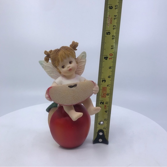 Kitchen Fairies By Enesco Apple Bookend Figurine GG Santiago 2003 Loose - Picture 5 of 7